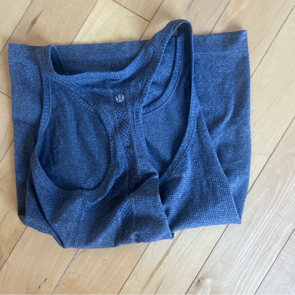 Lululemon grey Racerback Tank Top - Picture 4 of 4